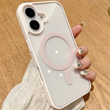 Fashion Clear Magnetic Acrylic Case For iPhone