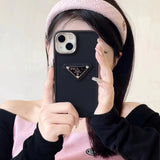 Fashion Metal Soft Silicone Phone Case For iPhone