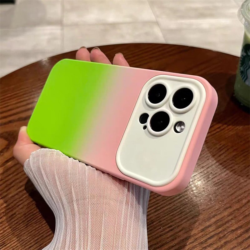 Window Camera Protection Silicone Case for iPhone