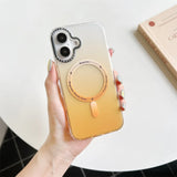 Gradient Aurora Slim Matte Magnetic Case For iPhone