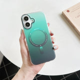 Gradient Aurora Slim Matte Magnetic Case For iPhone