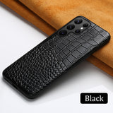 Genuine Leather Cover Phone Case for Samsung