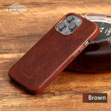 Genuine Leather Phone for Magsafe Case for iPhone