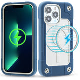 Heavy Armor Shockproof Magnetic Case For iPhone