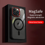 Clear HD Magnetic Shockproof Case For iPhone