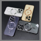 Magnetic Transparent Silicone Case For iPhone