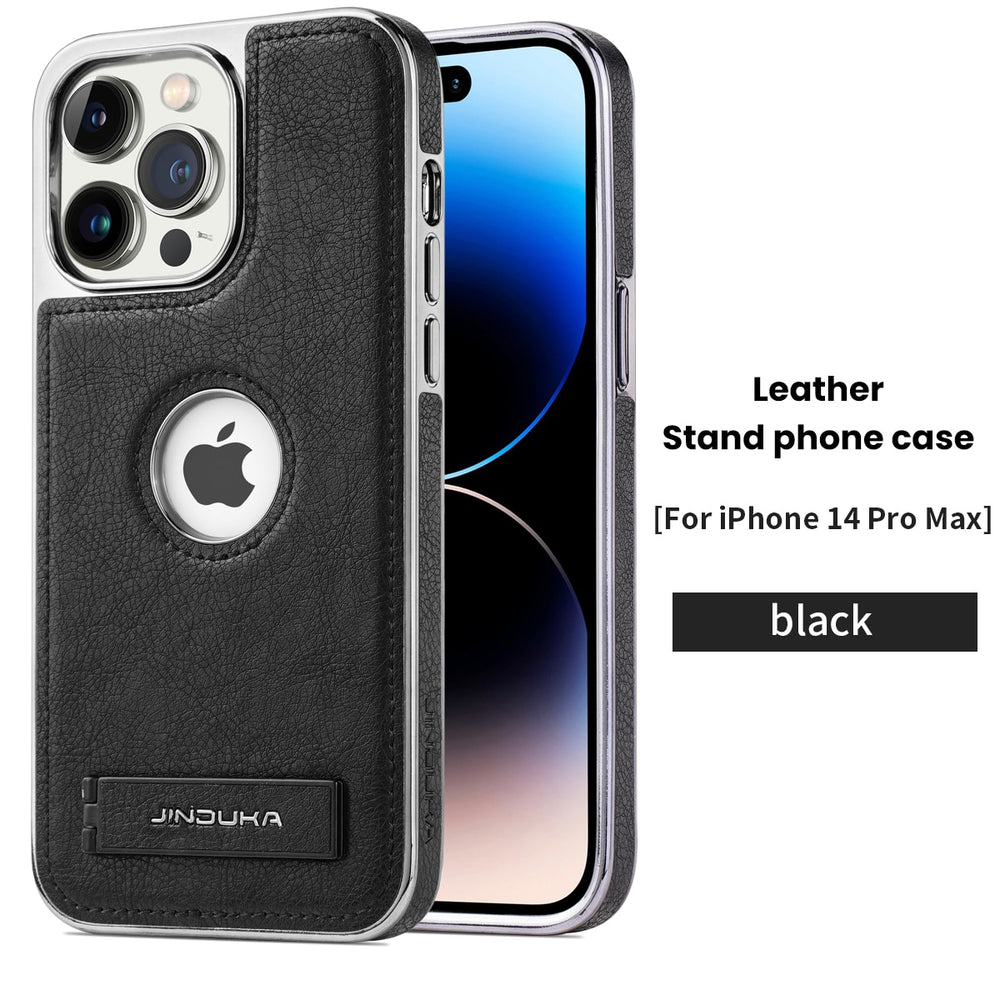 Leather Fold Stand Holder Case For iPhone
