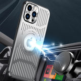 Aluminium Alloy Heat Dissipation Magnetic Case For iPhone