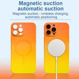 Magnetic Matte Silicone Case For iPhone