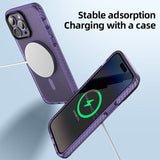 Translucent Matte Acrylic Magnetic Case For iPhone