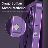 Magnetic Metal Frame Case For iPhone