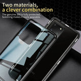 Anti-peeping 360° protection magnetic tempered glass case for Samsung
