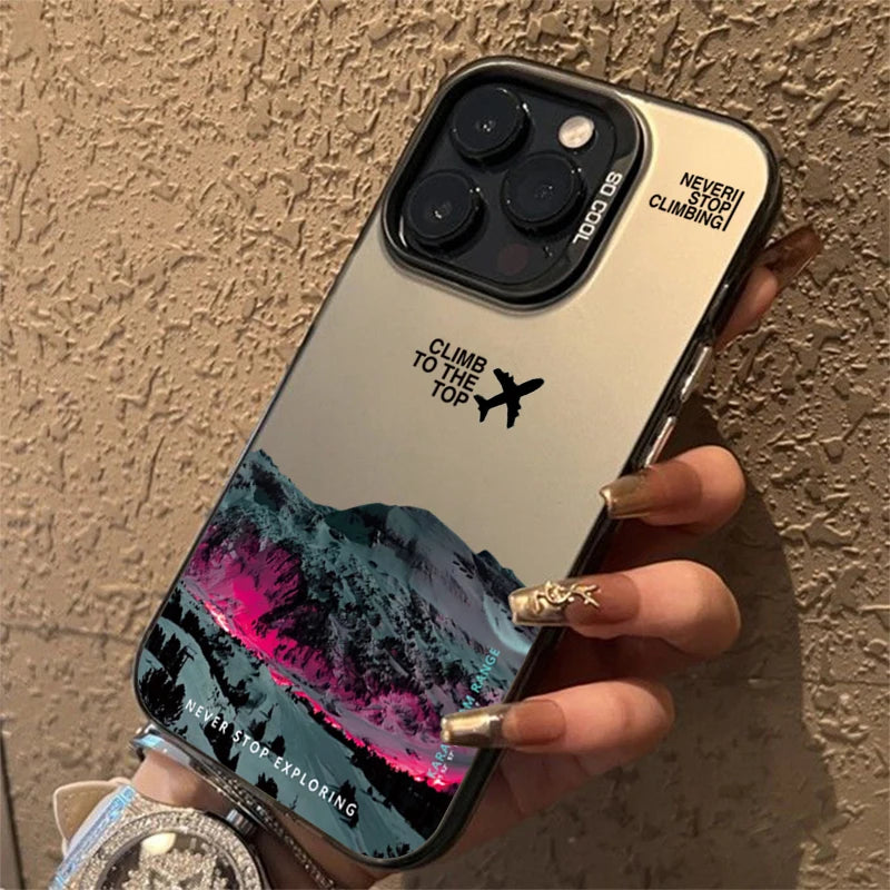 Mountain Peak Aircraft Case for iPhone