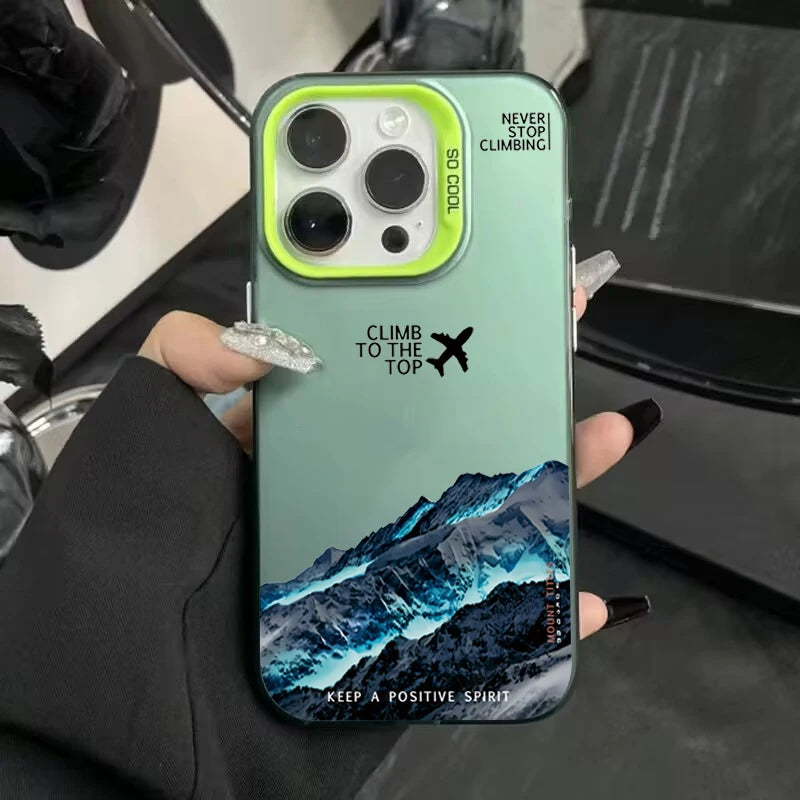 Mountain Peak Aircraft Case for iPhone