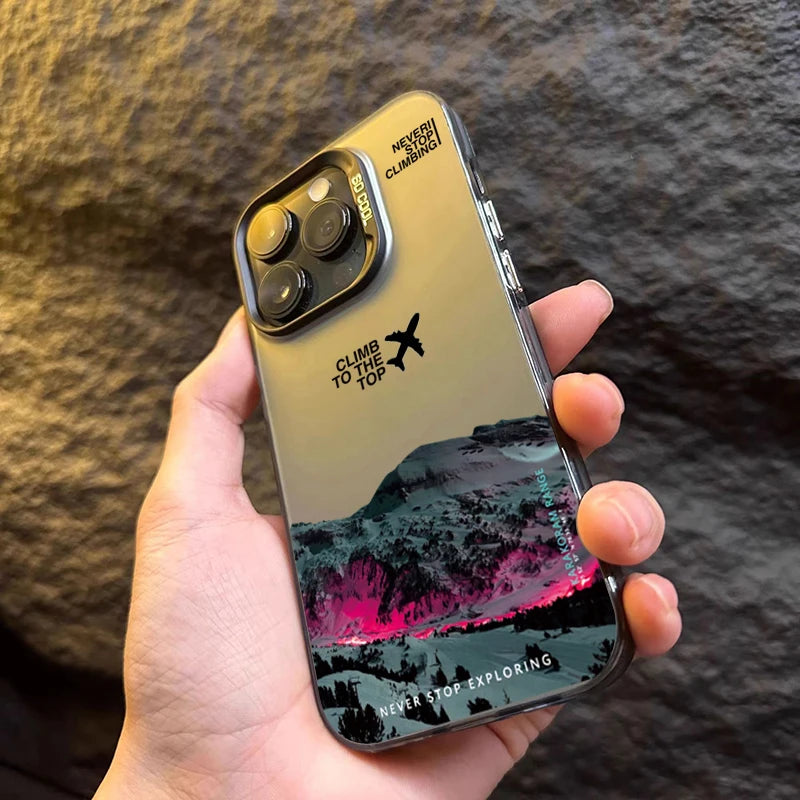 Mountain Peak Aircraft Case for iPhone