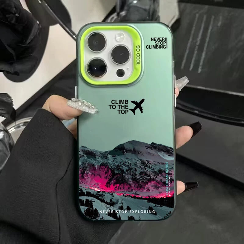 Mountain Peak Aircraft Case for iPhone