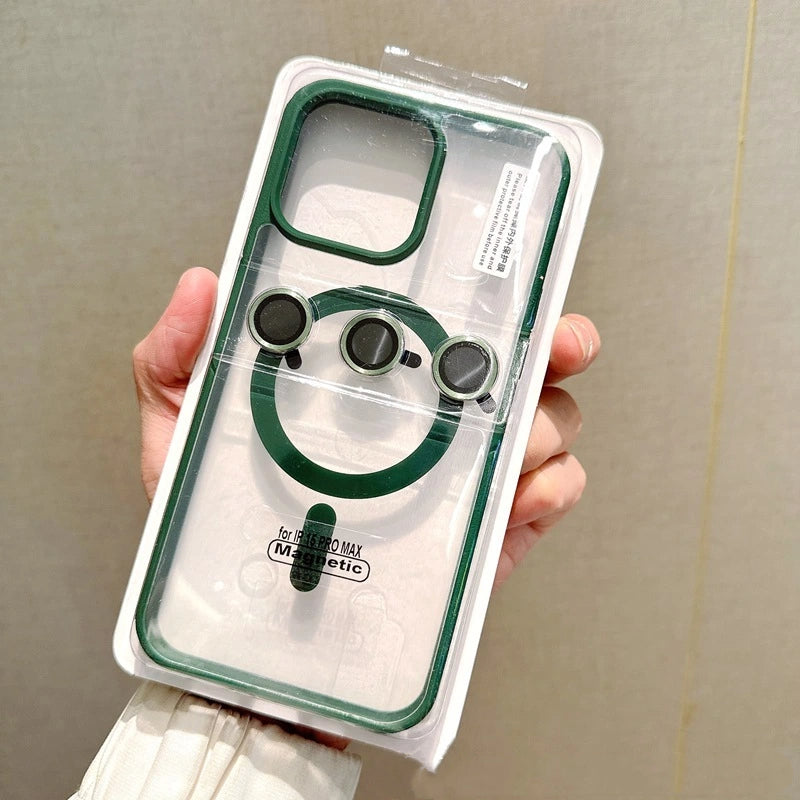 Magsafe Magnetic case with lens film for iPhone