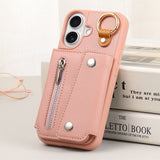 Lychee pattern faux leather wallet case for iPhone