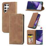 Flip leather with wallet case for Samsung