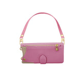 Flip-cover wrist strap crossbody case for iPhone