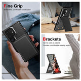 Shockproof flip wallet case for Samsung