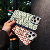 Cat and fish pattern magnetic ultra-thin case for iPhone