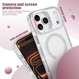 Magsafe Magnetic Transparent Glitter Case for iPhone