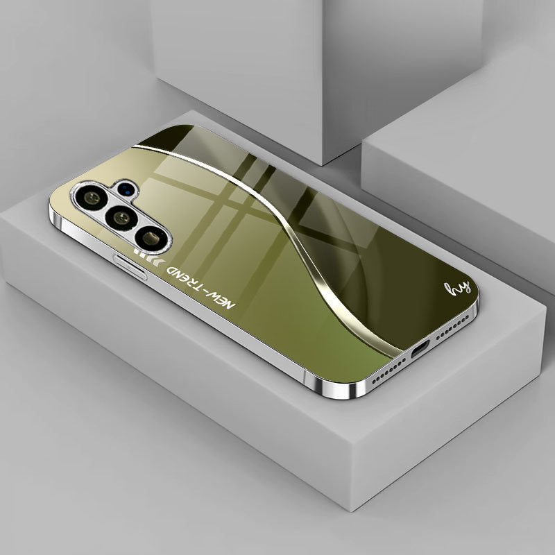 Simple Business Glass Case For Galaxy.
