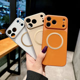 Carbon fiber patterned magnetic case for iPhone