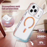 Magsafe Magnetic Transparent Glitter Case for iPhone