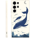 New Sky Whale Silicone Case for Samsung