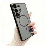 Matte magnetic full-coverage case for Samsung