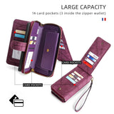 Multi-functional wallet stand phone case for Samsung