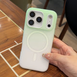 Magsafe magnetic Gradient 2-in-1 detachable case For iPhone