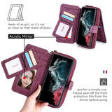 Multi-functional wallet stand phone case for Samsung