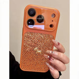 New luxury glitter large-window case for iPhone