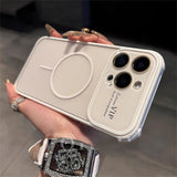 Large window Magsafe Magnetic case for iPhone