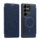RFID Magsafe Magnetic Flip Wallet Case for Samsung