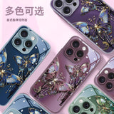 3D Bling Diamond Butterfly Glossy Case for iPhone