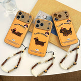 Air cushion embossed dog case for iPhone