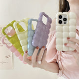 Solid color creative phone case for iPhone