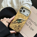 Devil's Eye Pleated Electroplating Case for iPhone