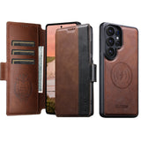 2-in-1 Magnetic Flip Card Slot Wallet Case for Samsung