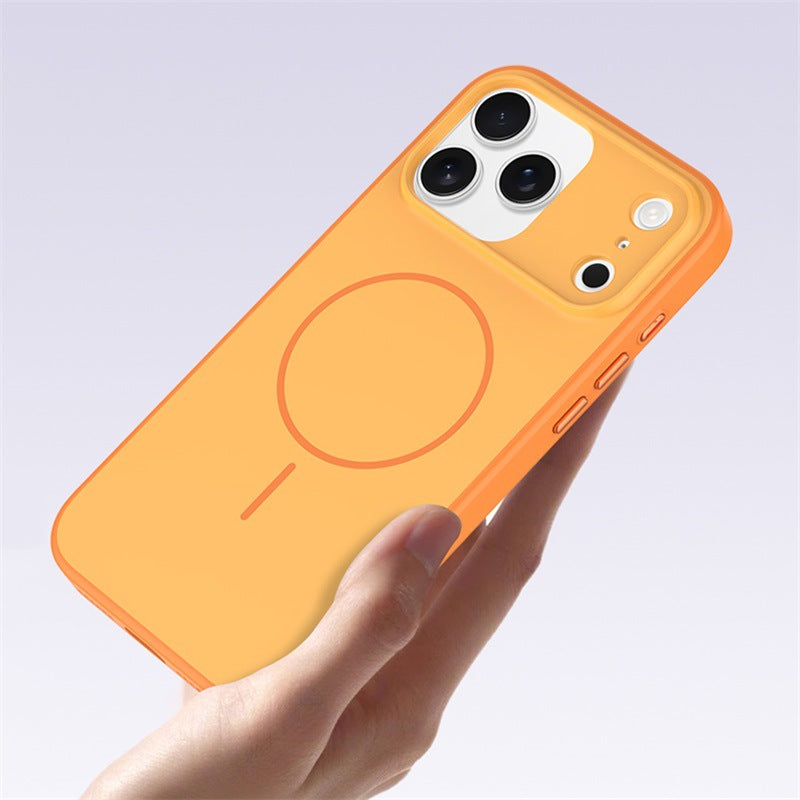 Skin-friendly shockproof magnetic case for iPhone