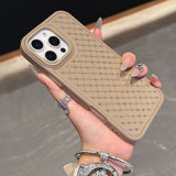Gypsophila rhinestone phone case for iPhone