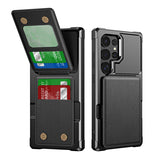 Shockproof flip wallet case for Samsung