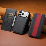 Magsafe magnetic 2-in-1 flip wallet case For iPhone