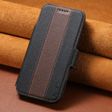 Magsafe magnetic 2-in-1 flip wallet case For iPhone