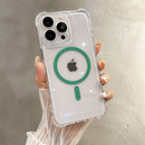 Anti-drop and high-transparency magnetic suction case for iPhone