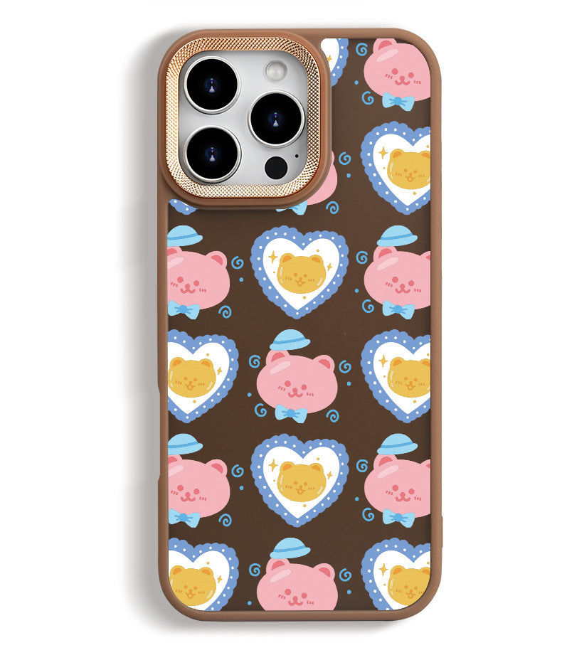 Cute anti-fingerprint phone case for iPhone